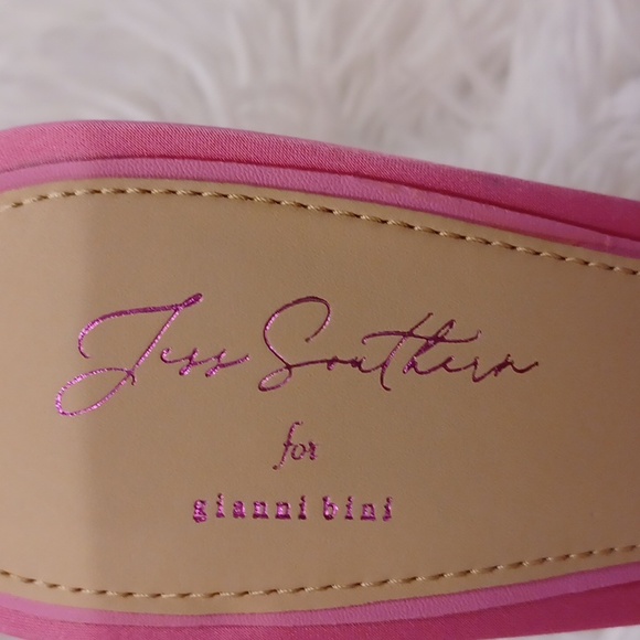 ANTONIO MELANI x Jess Southern Jean Pearl Studded Bow Chain Dress Sandals SZ 9.5 - Picture 13 of 16